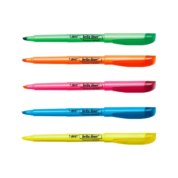 5 Pack of Briteliner Highlighters neon